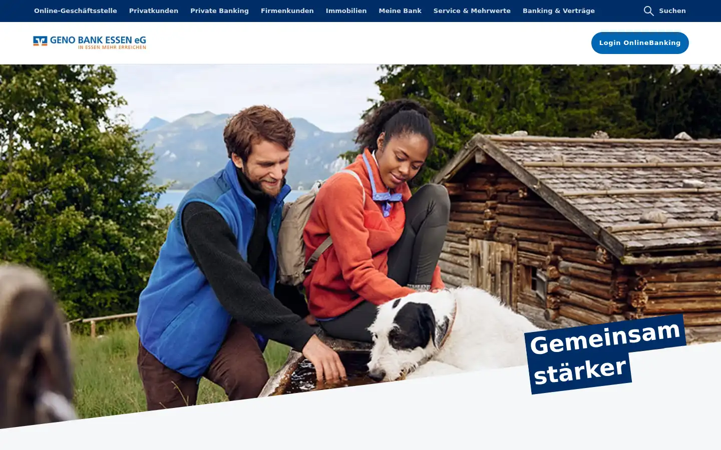 Screenshot of genobank.de