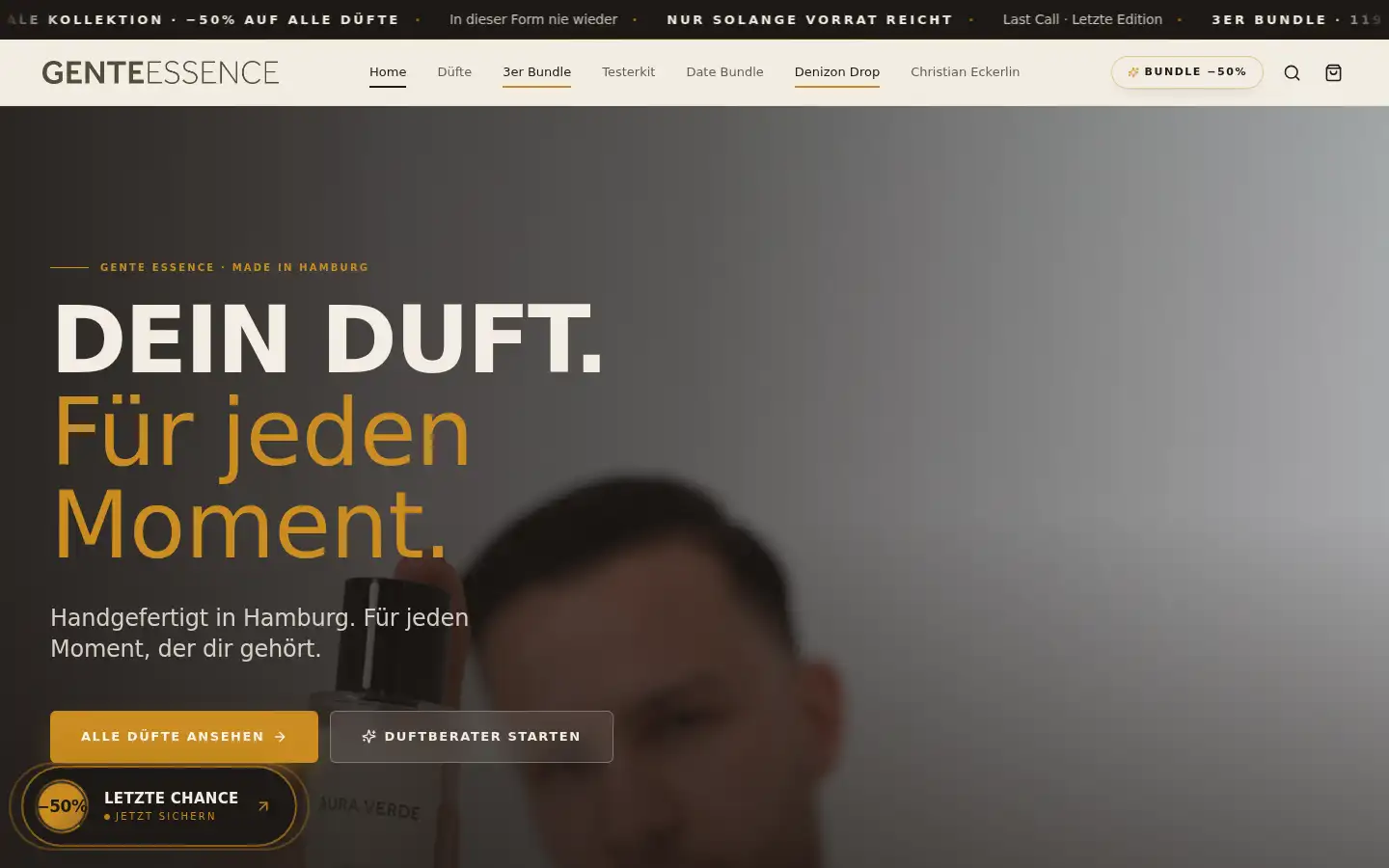 Screenshot of gente-essence.com