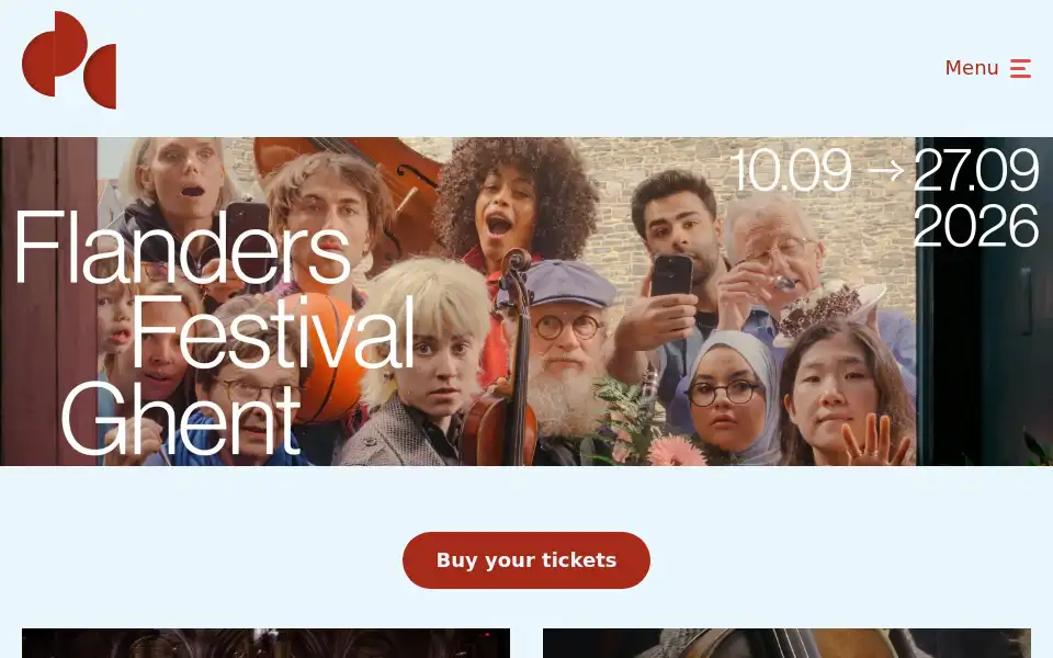 Screenshot of gentfestival.be
