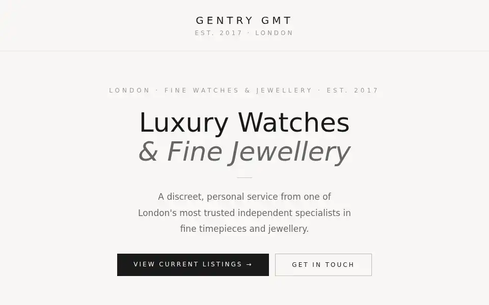 Screenshot of gentrygmt.com