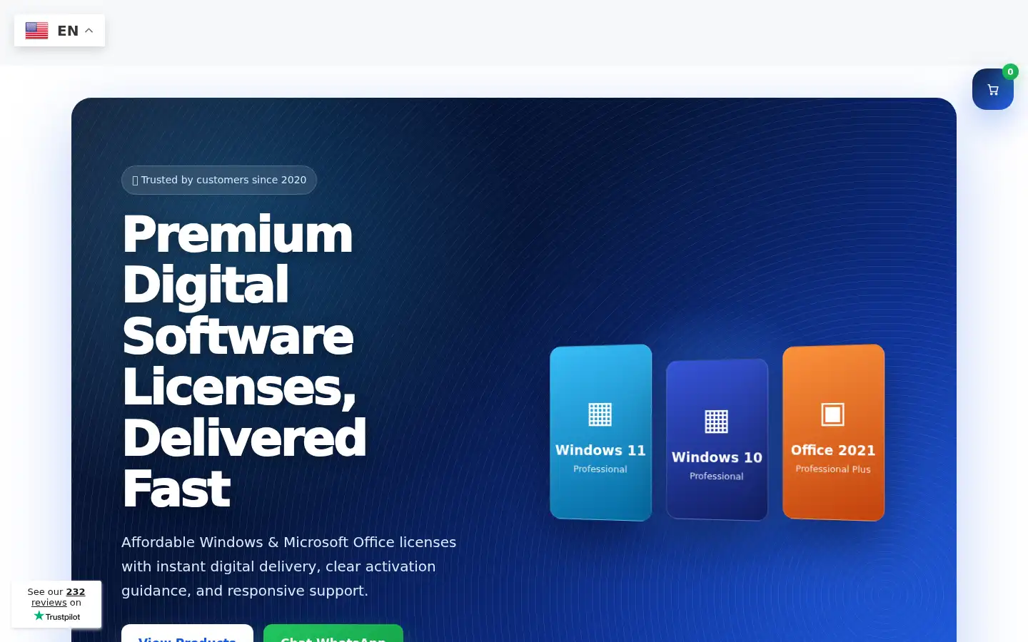 Screenshot of genuinelicencekey.com