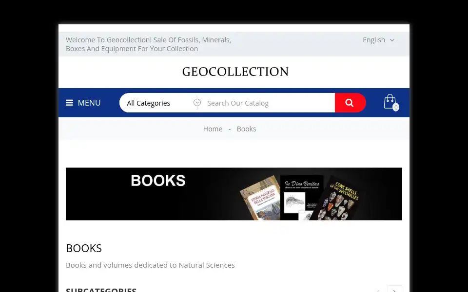 Screenshot of geocollection.net