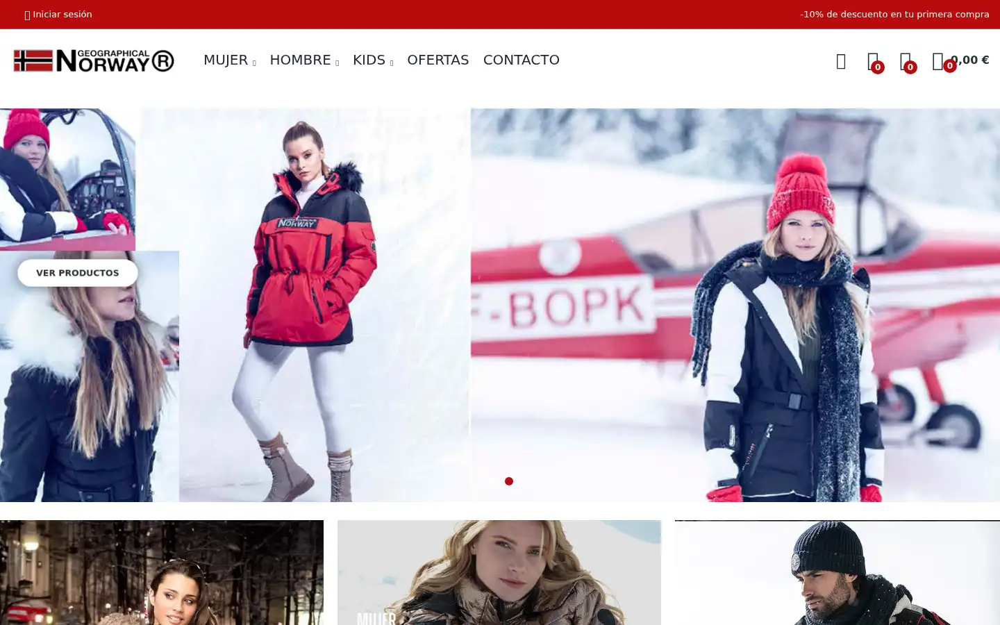 Screenshot of geographical-norway.net