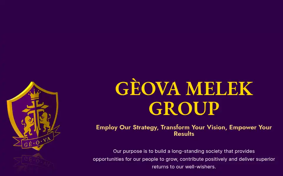 Screenshot of geovamelekgroup.com
