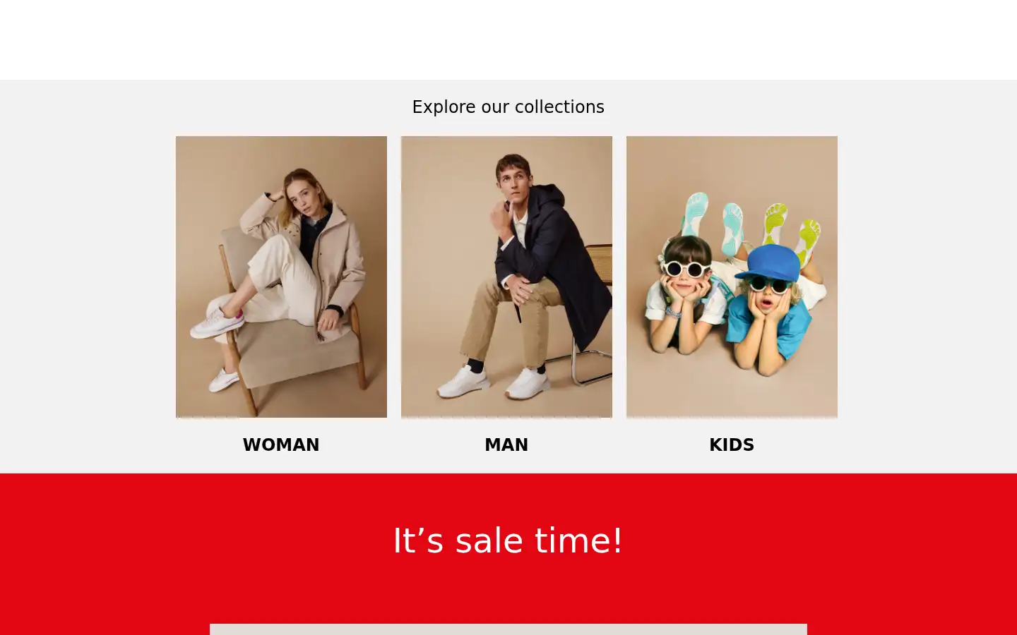 Screenshot of geox.com