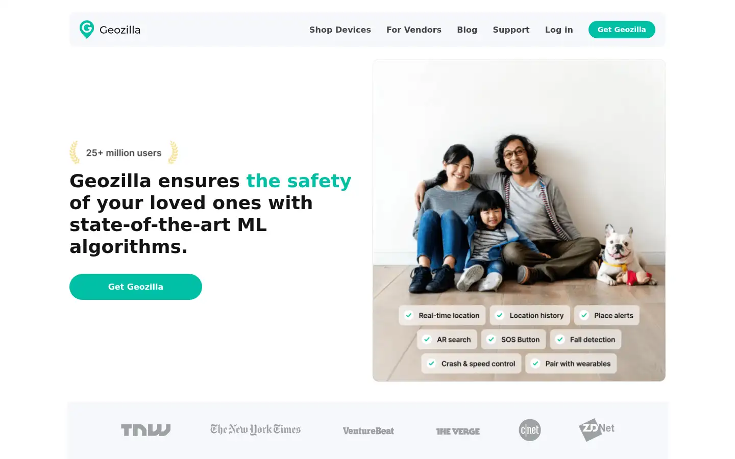 Screenshot of geozilla.com