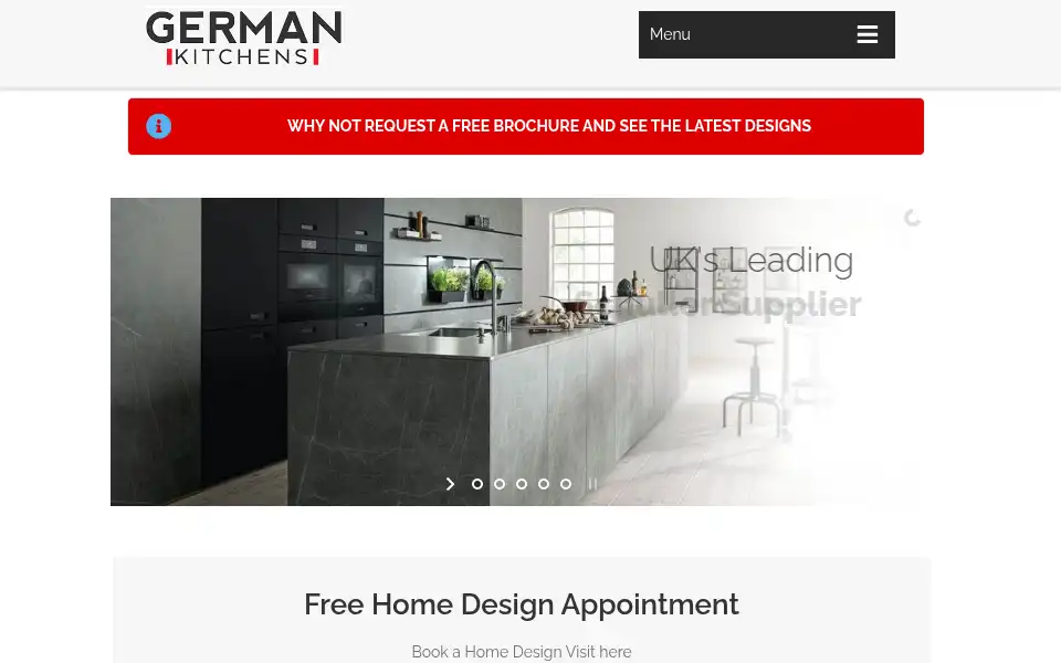 Screenshot of german-kitchens.uk.com