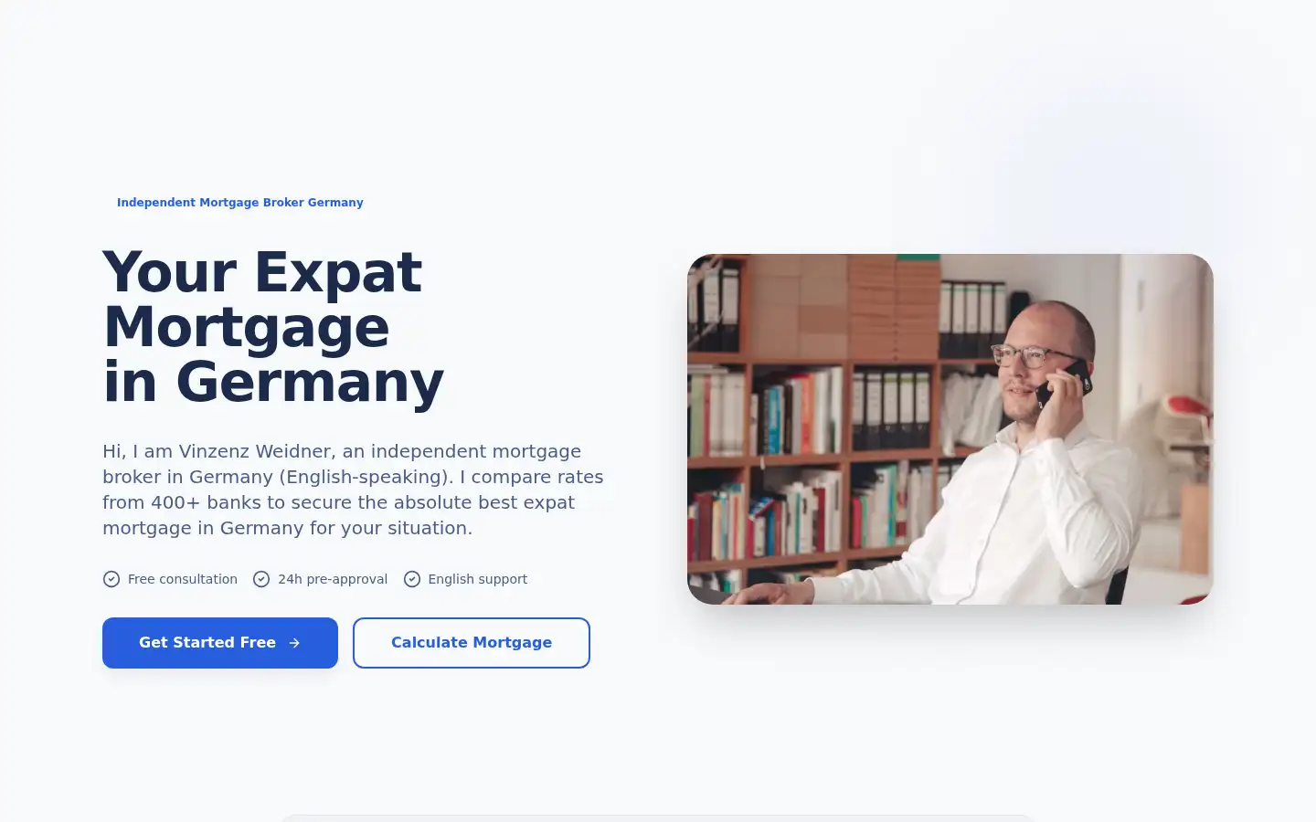 Screenshot of german-mortgage.de