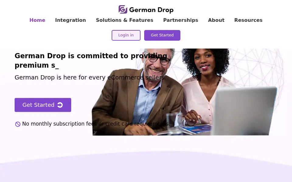 Screenshot of germandropde.com