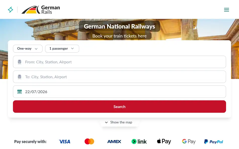 Screenshot of germanrails.com