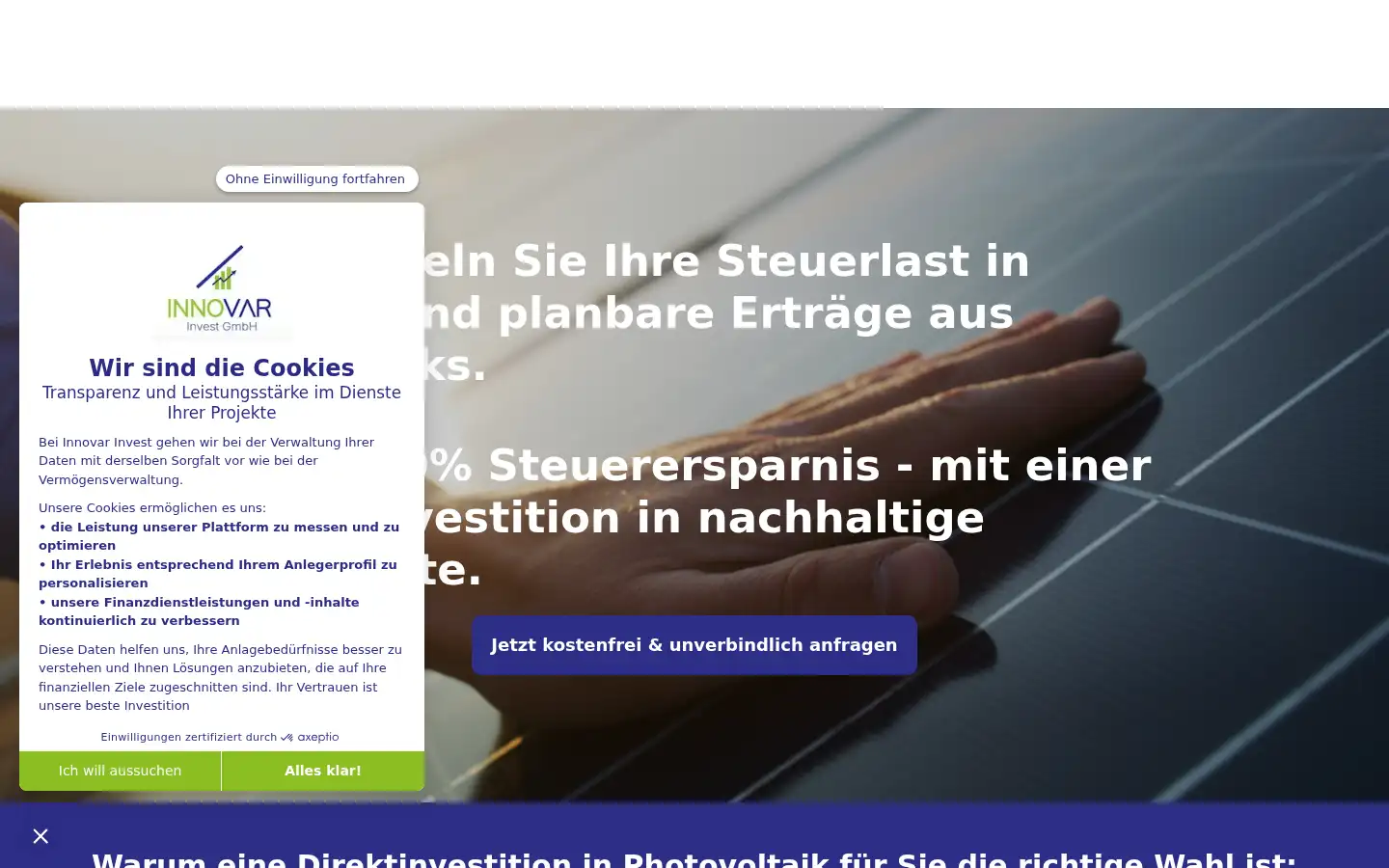 Screenshot of gerritzech.de