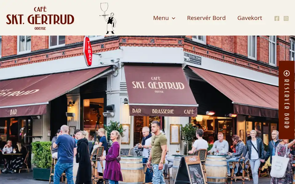Screenshot of gertruds.dk