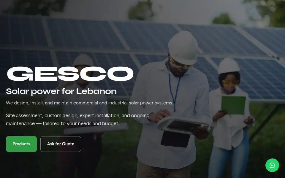 Screenshot of gescolb.com