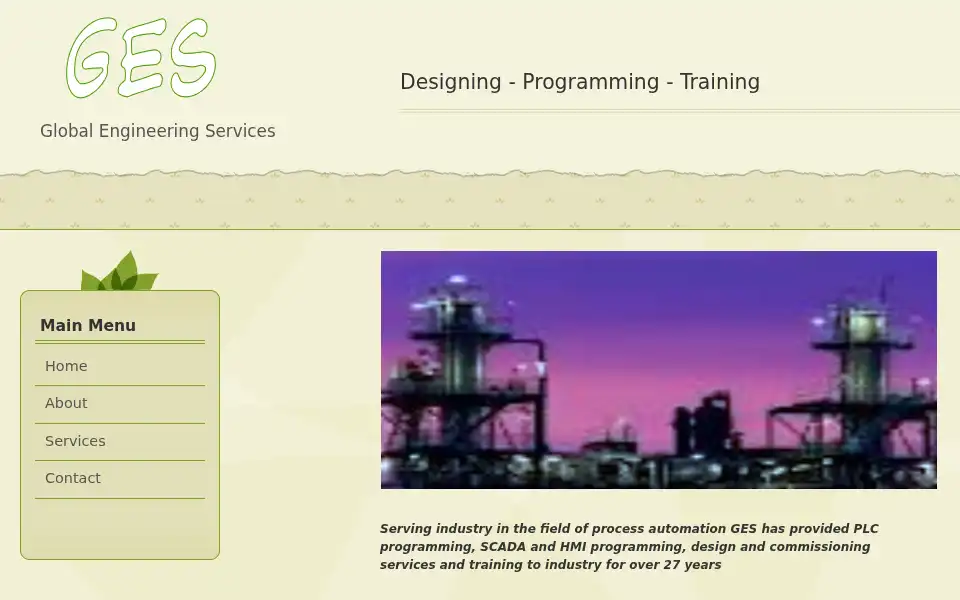Screenshot of geservices.biz