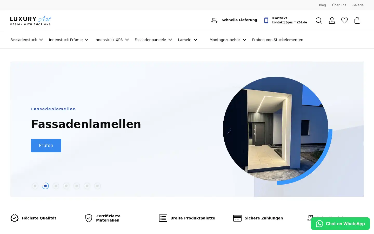 Screenshot of gesims24.de