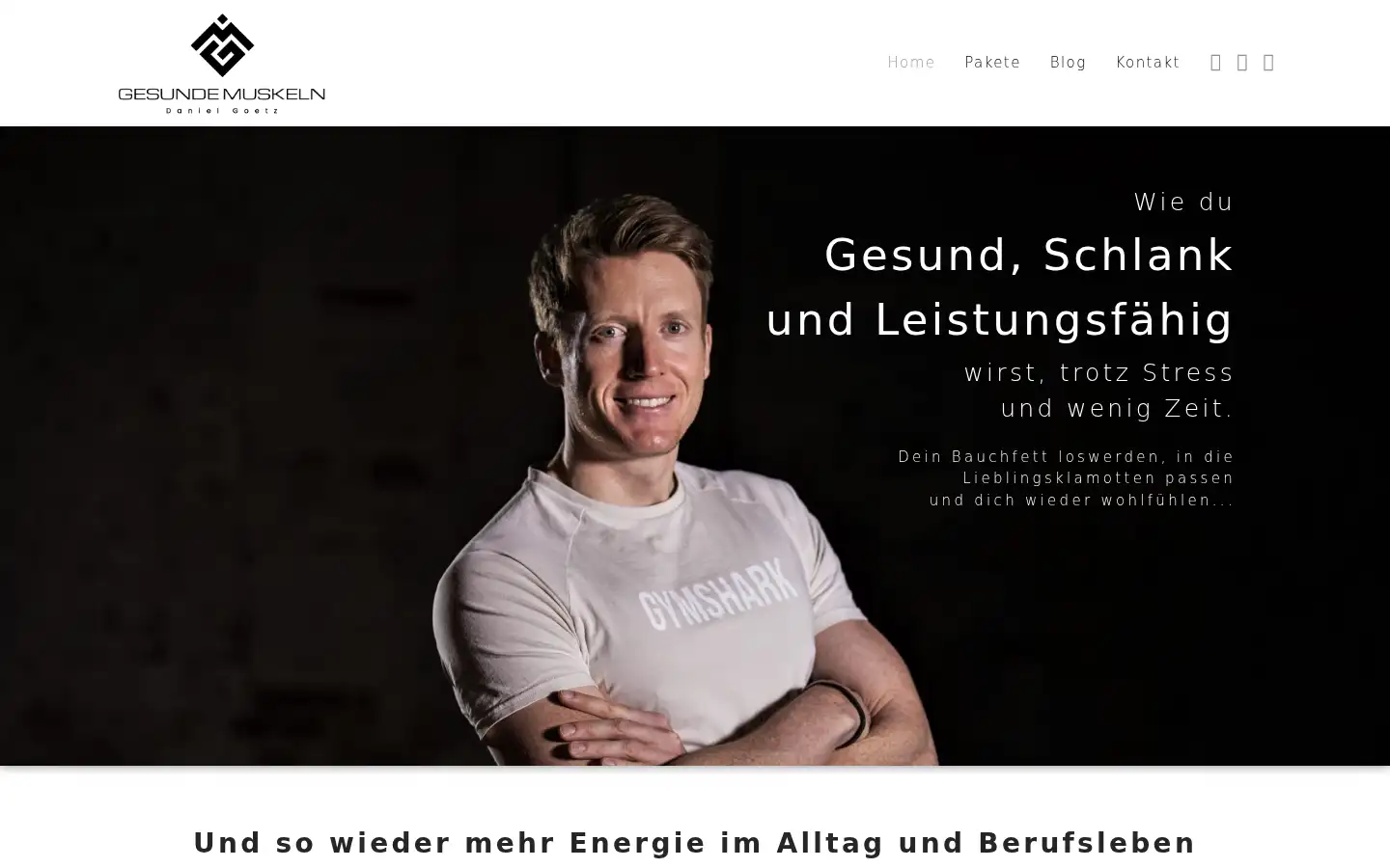 Screenshot of gesundemuskeln.de