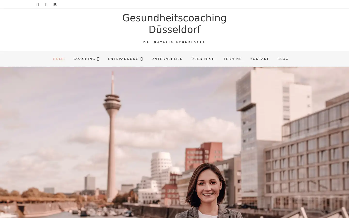 Screenshot of gesundheitscoaching-duesseldorf.de