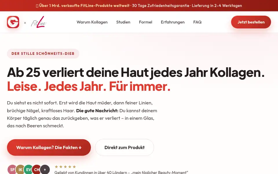 Screenshot of gesundheitsfakten.net