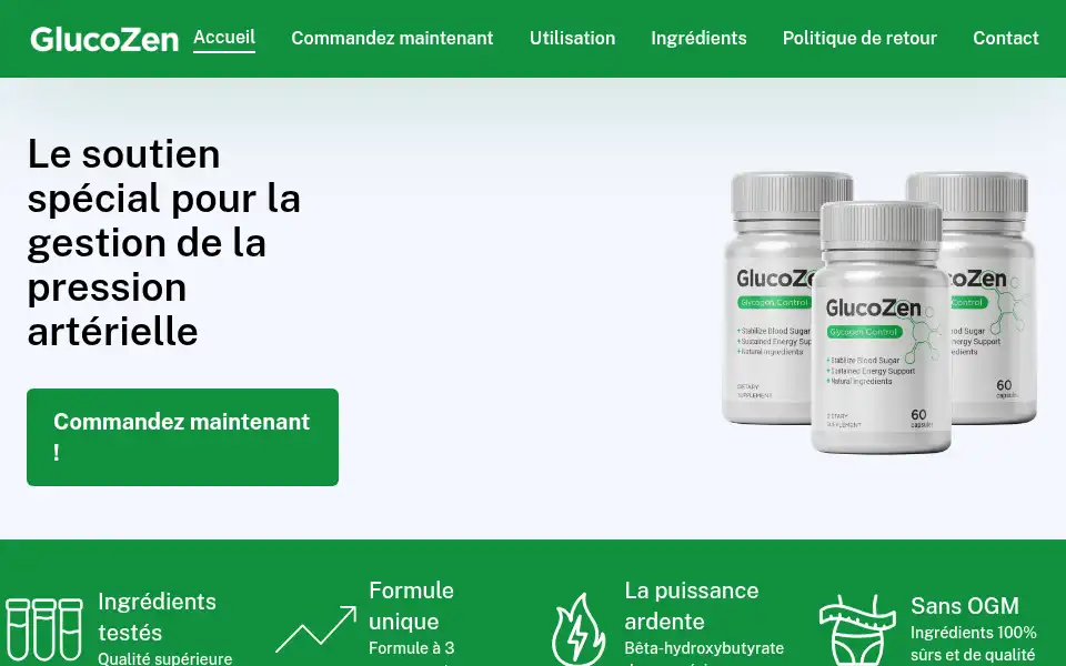 Screenshot of get-glucozen.com