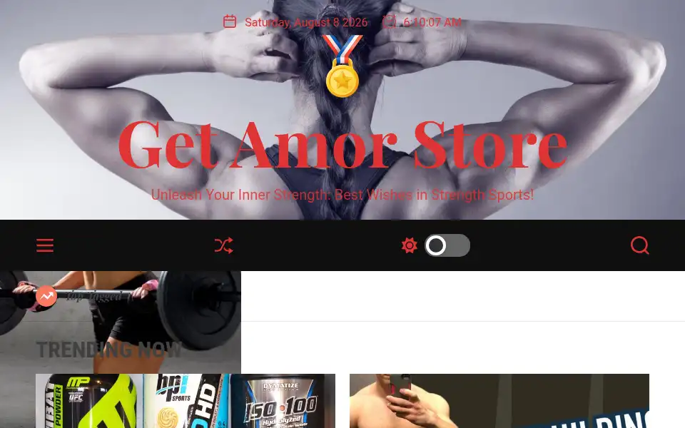 Screenshot of getamorstore.com