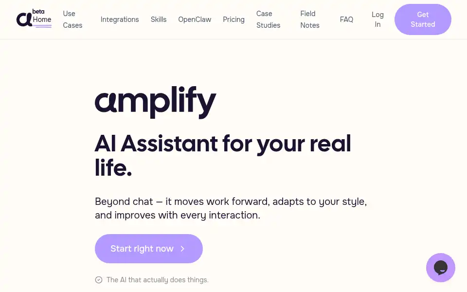 Screenshot of getamplify.team