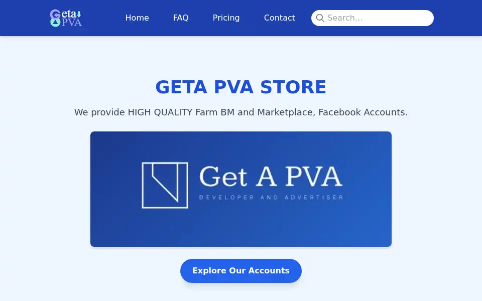 Screenshot of getapva.com