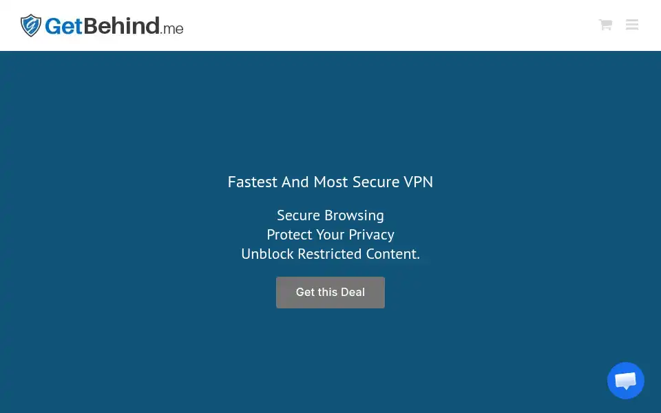 Screenshot of getbehind.me