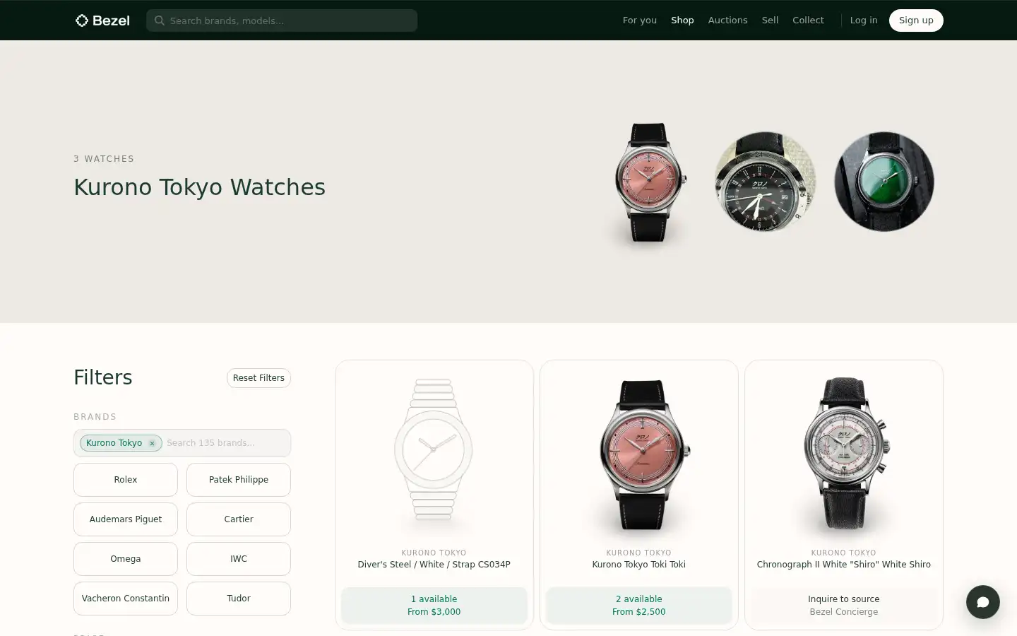Screenshot of getbezel.com