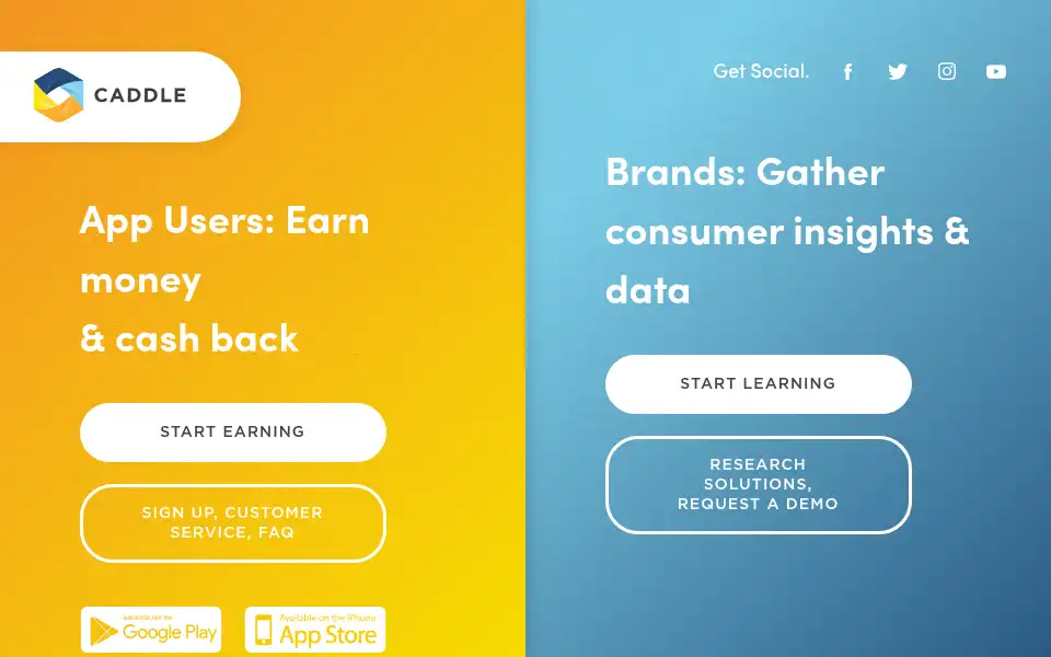 Screenshot of getcaddle.com