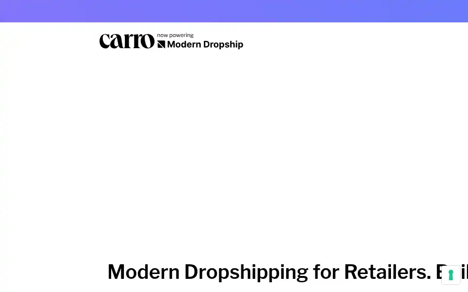 Screenshot of getcarro.com