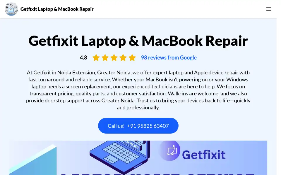 Screenshot of getfixit.localo.site