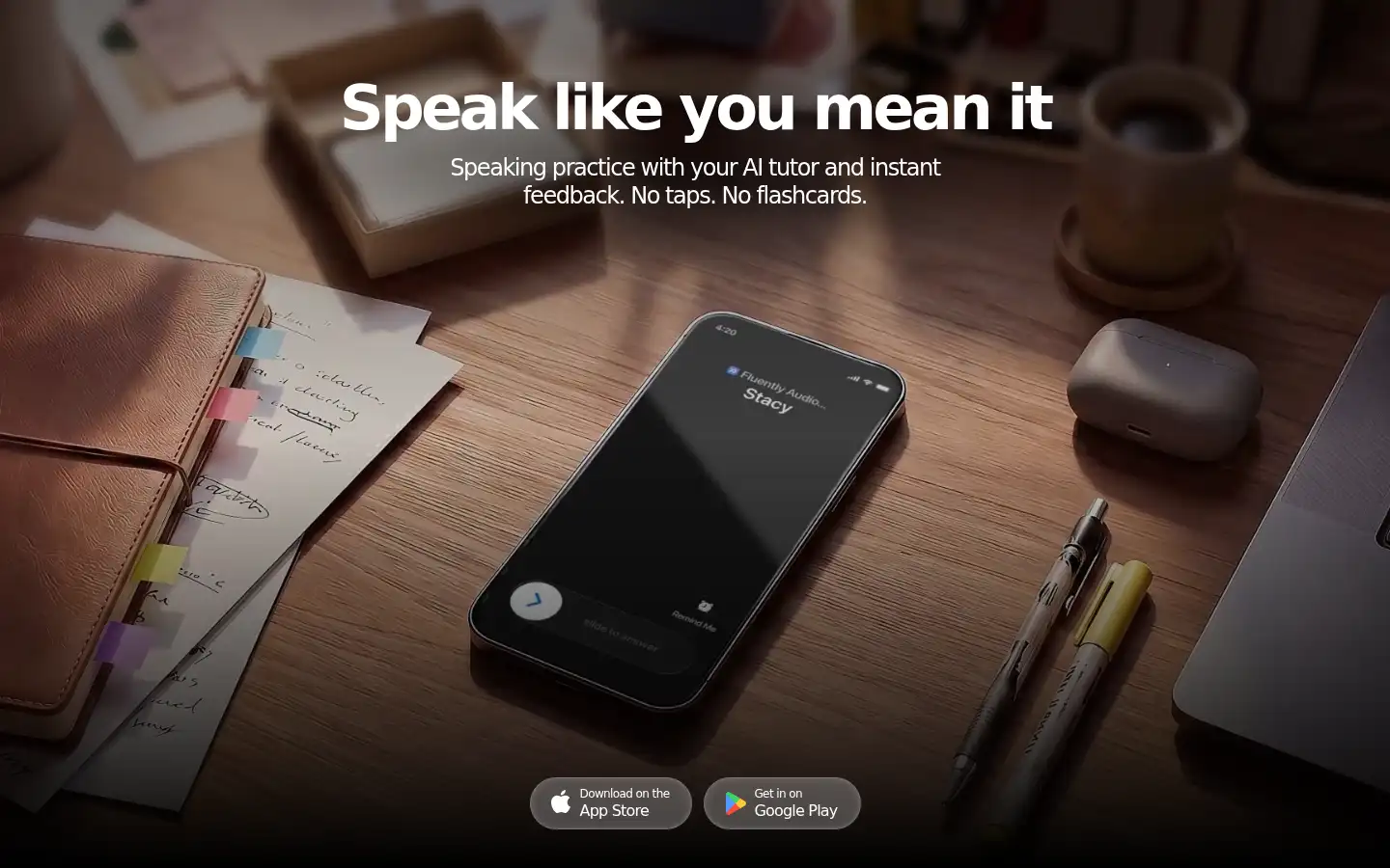 Screenshot of getfluently.app