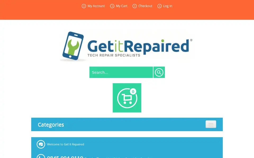 Screenshot of getitrepaired.co.uk