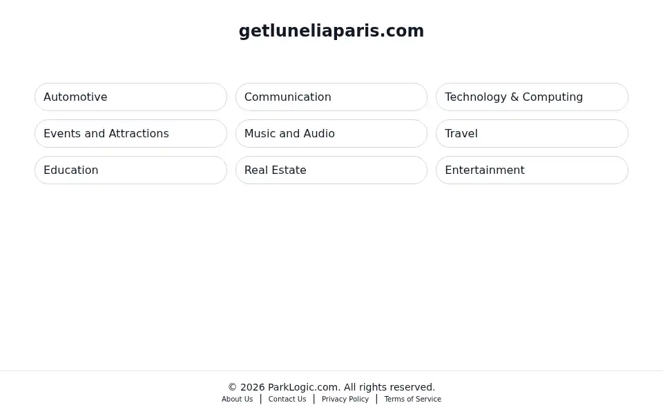 Screenshot of getluneliaparis.com