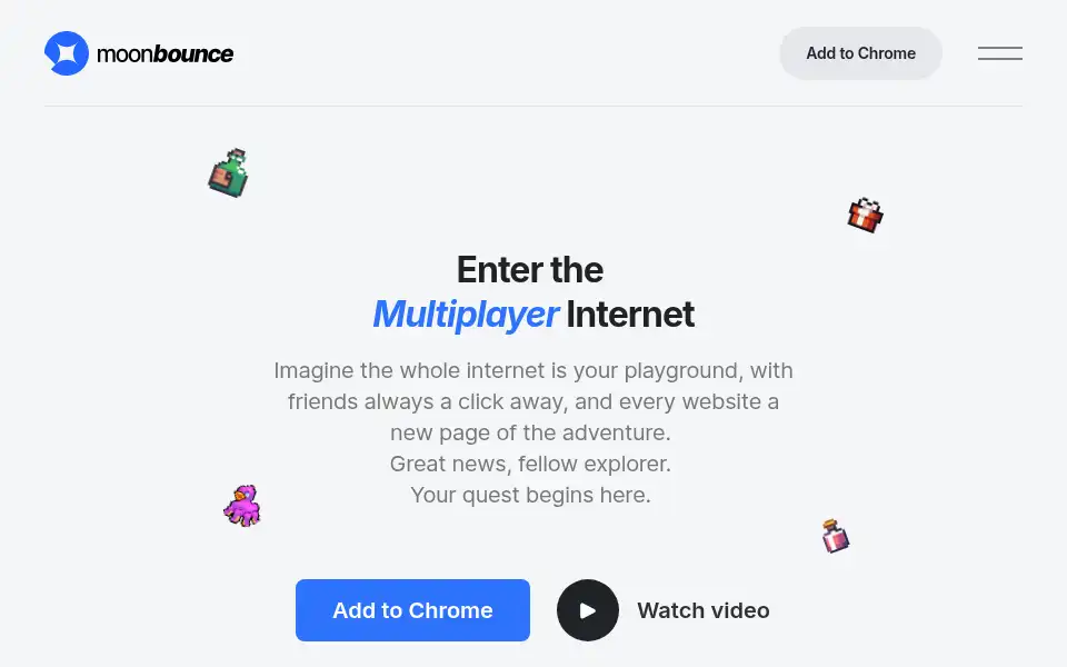 Screenshot of getmoonbounce.com