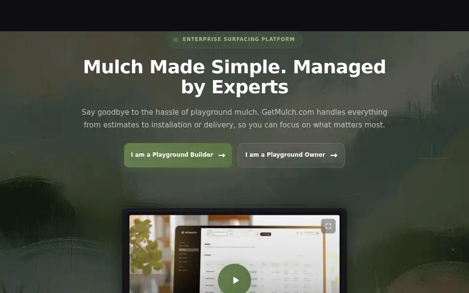 Screenshot of getmulch.com