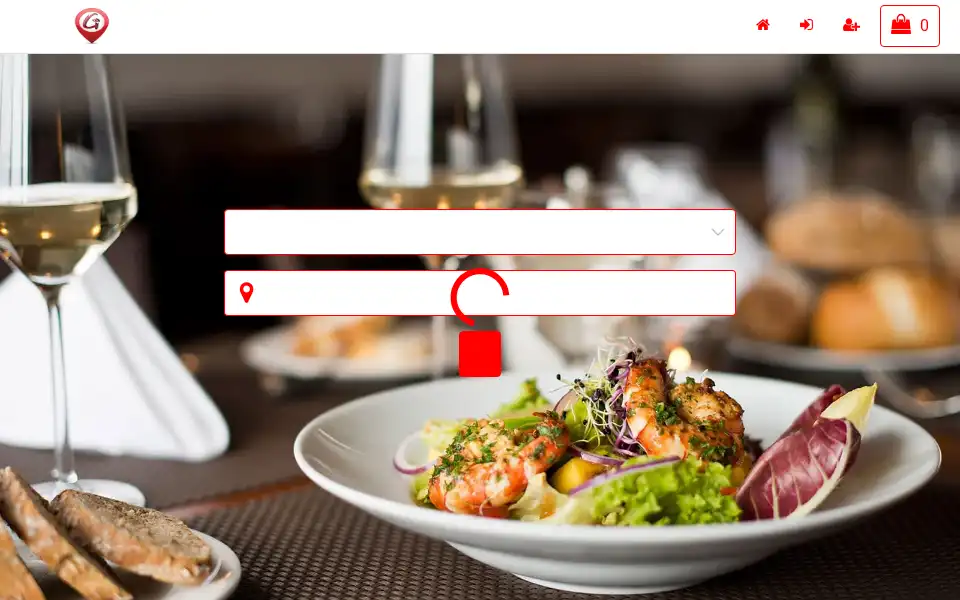 Screenshot of getmyfood.co.uk