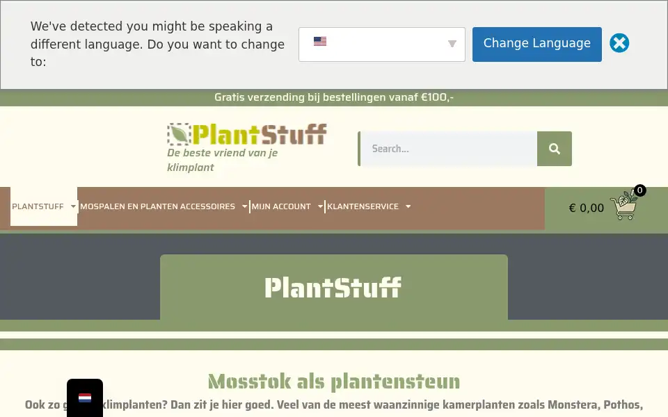 Screenshot of getplantstuff.com