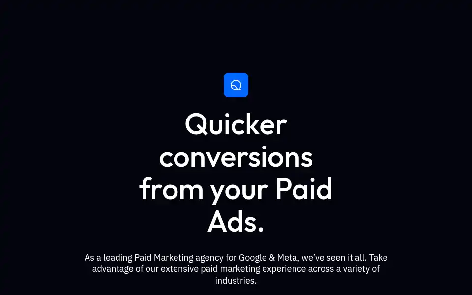 Screenshot of getquickerleads.com
