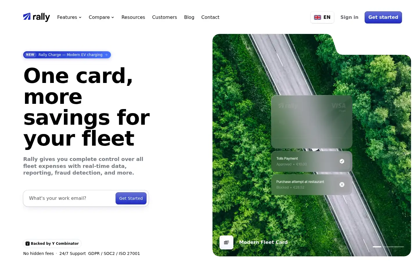 Screenshot of getrally.com