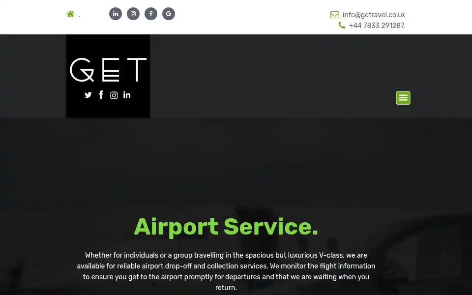 Screenshot of getravel.co.uk