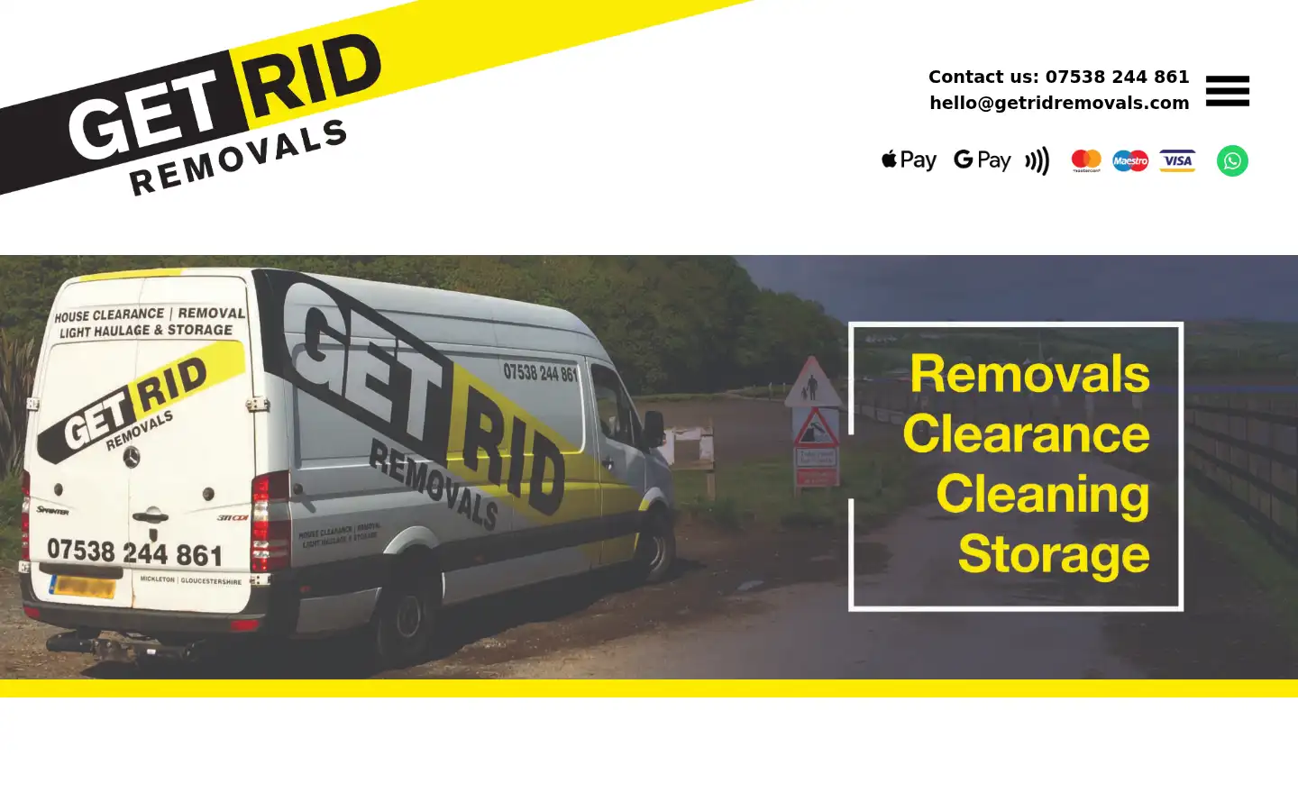Screenshot of getridremovals.com
