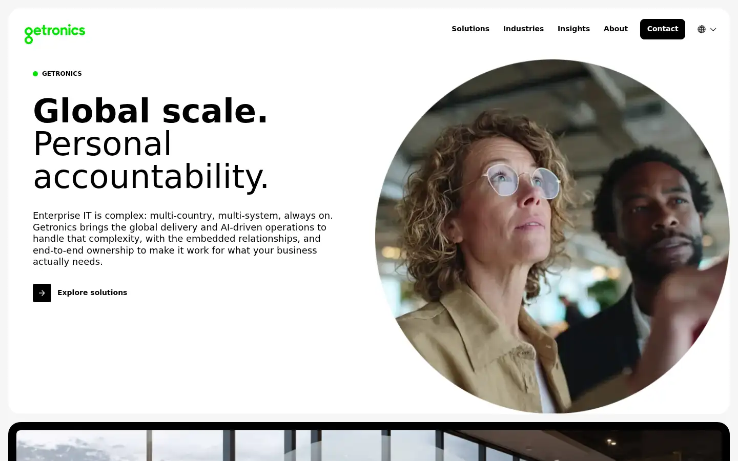 Screenshot of getronics.com