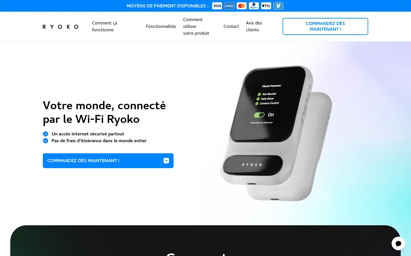 Screenshot of getryoko.com