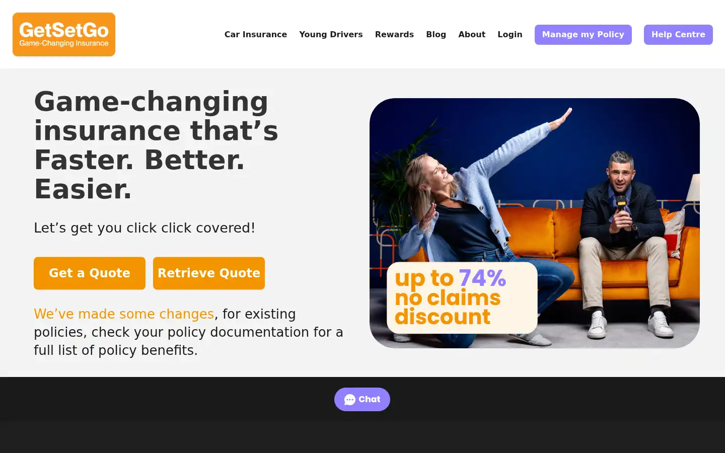 Screenshot of getsetgo.co.uk