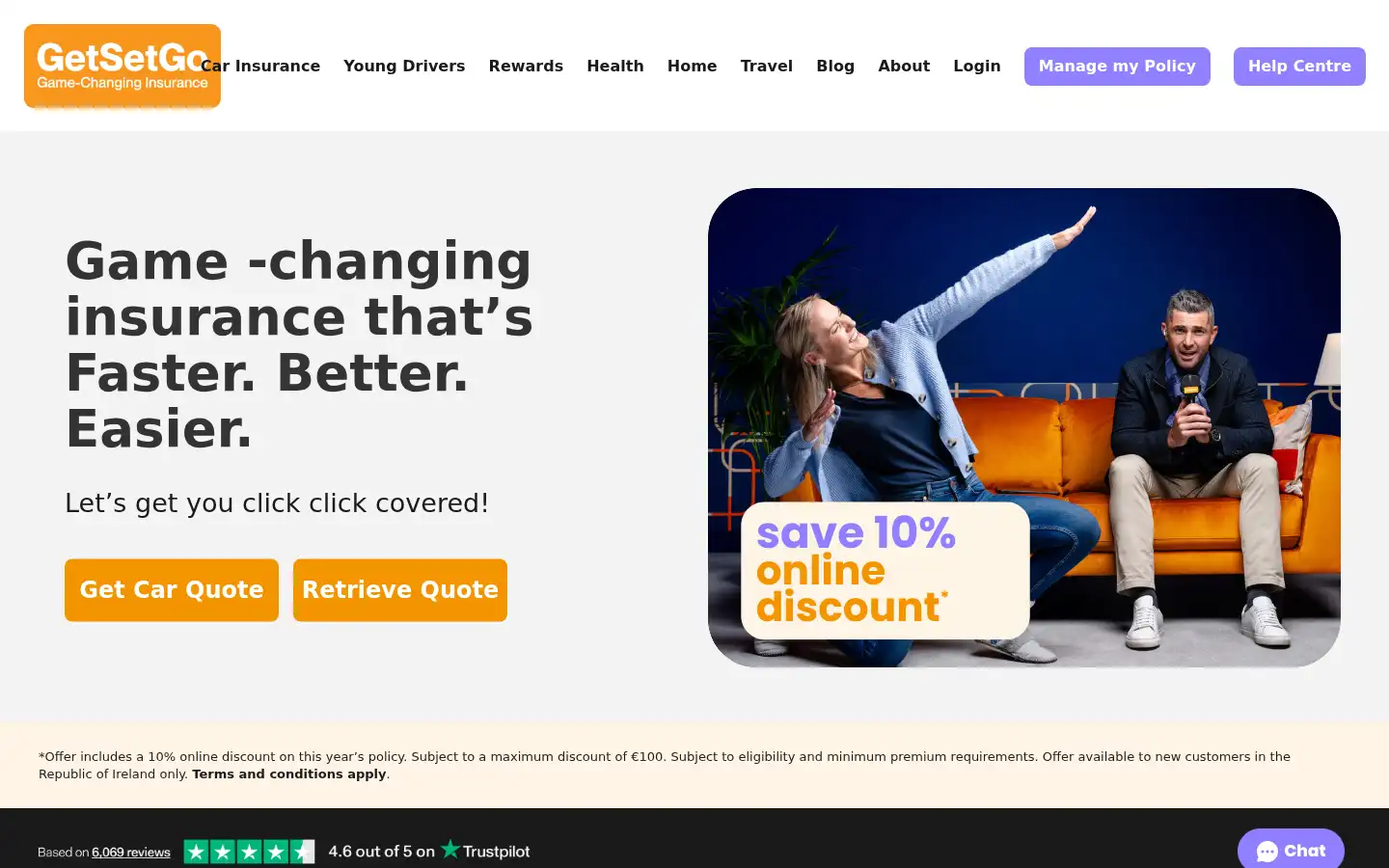 Screenshot of getsetgo.ie