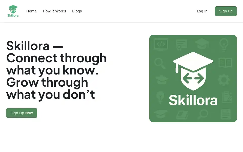 Screenshot of getskillora.com