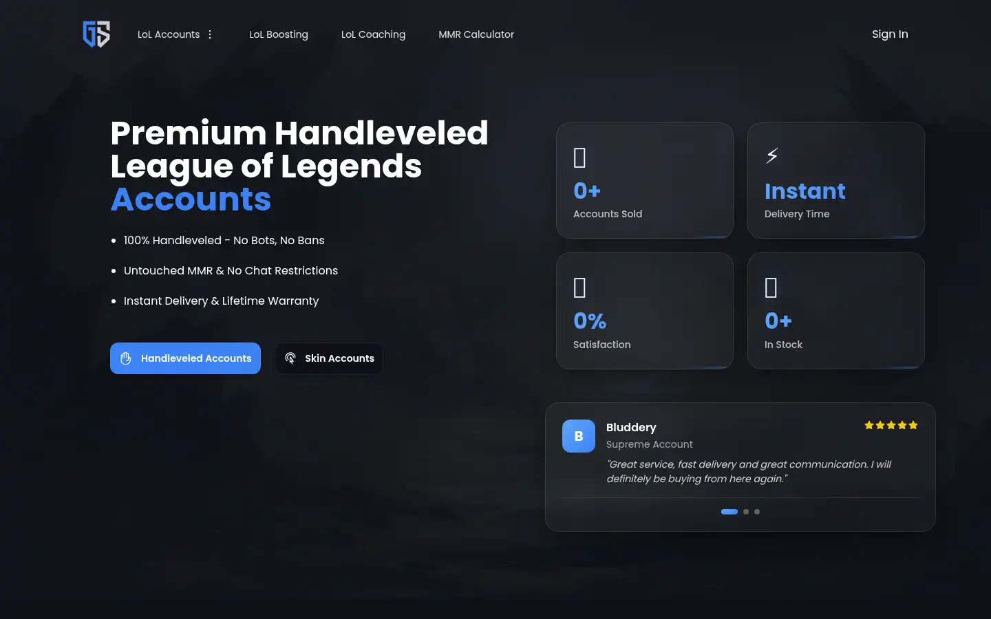 Screenshot of getsmurf.com