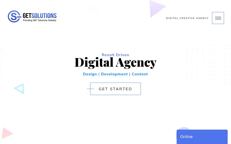 Screenshot of getsolutions360.com