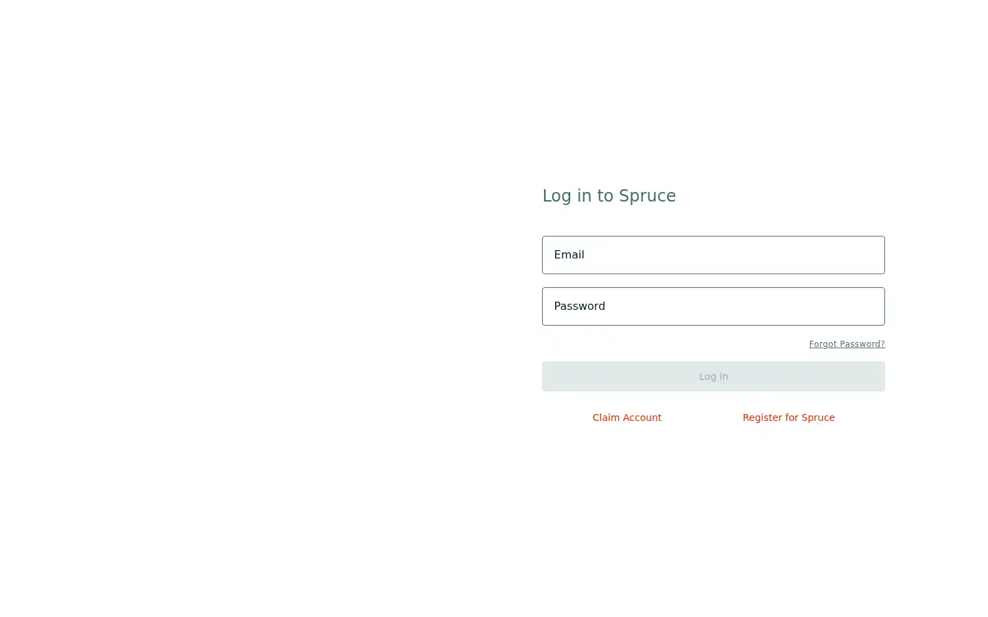 Screenshot of getspruce.com